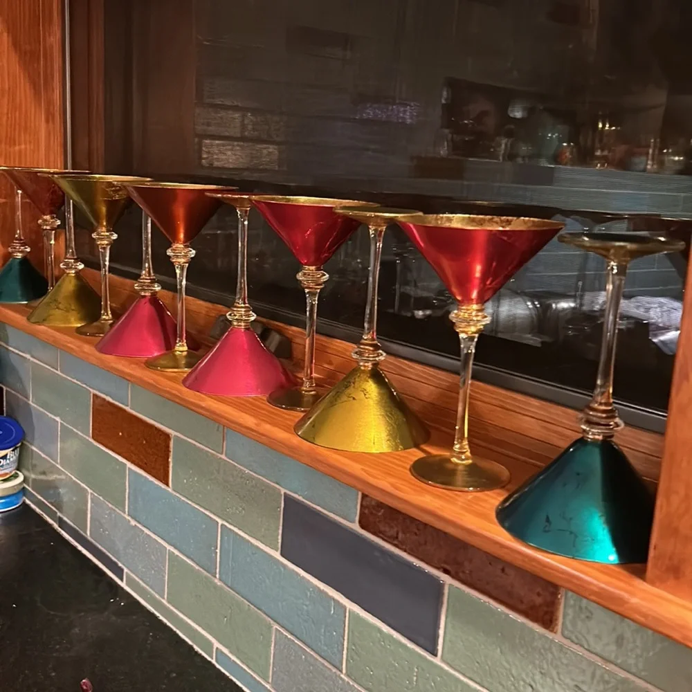 Very different and🌟RARE🌟 martini glasses - Picture 11 of 11